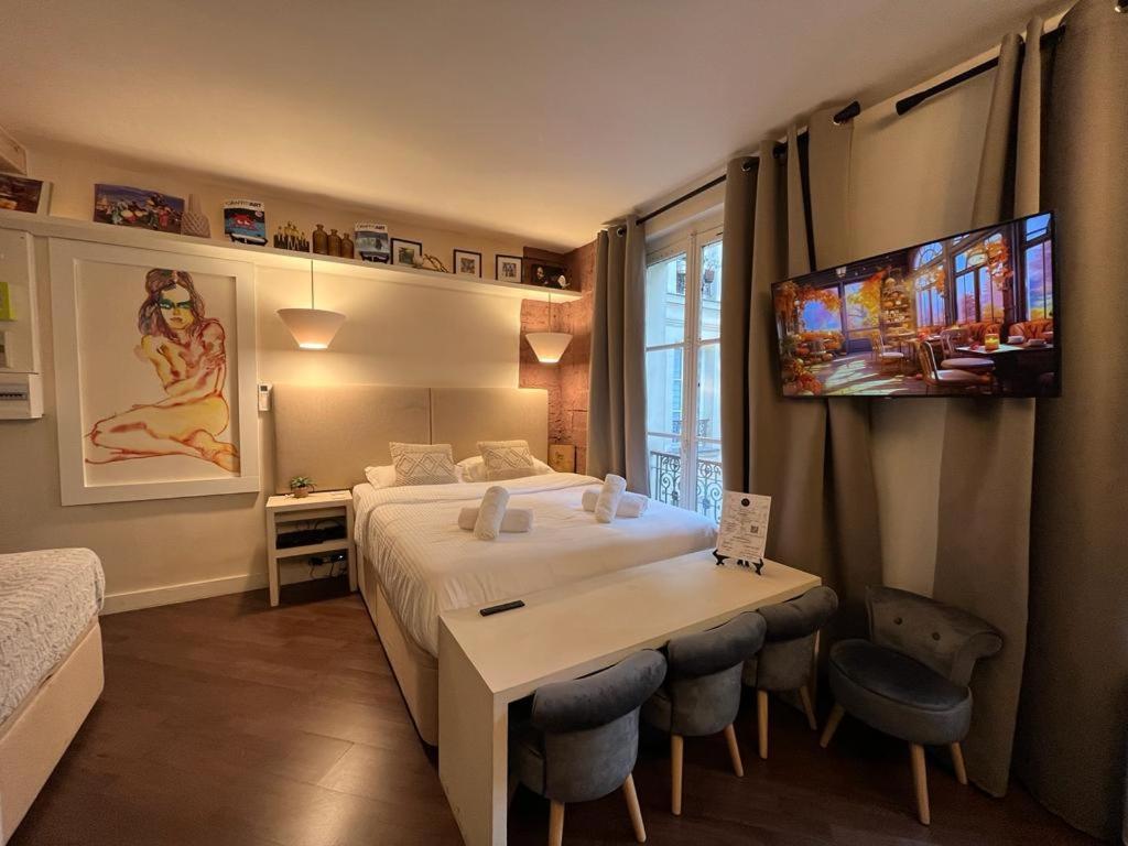 Studio Pompidou - Rue Des Temples 3 Places Leilighet Paris Eksteriør bilde