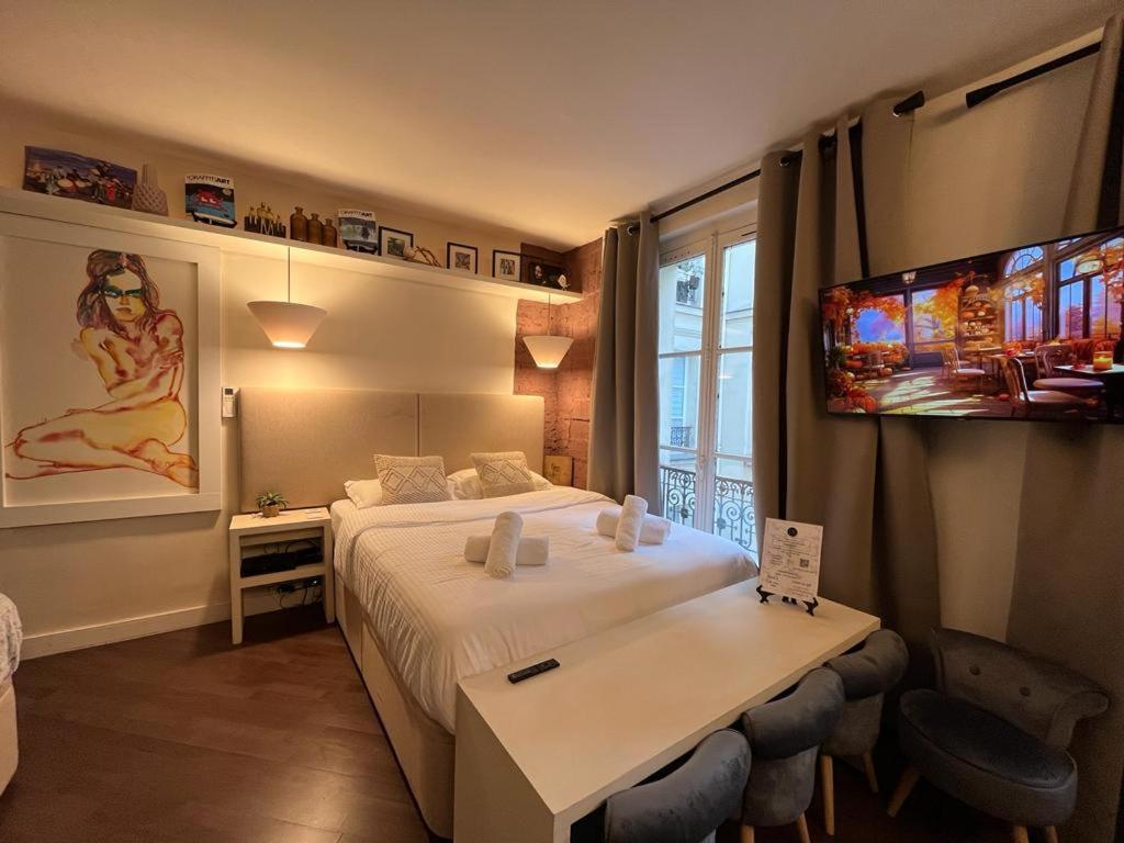 Studio Pompidou - Rue Des Temples 3 Places Leilighet Paris Eksteriør bilde